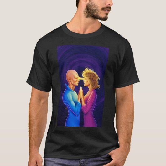 T-shirt Alien Contact. Et. (Devant)