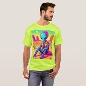 T-shirt Alien Cool Désert Détente (Devant entier)