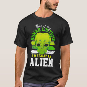 T-shirt Alien Costume Etraterrestrial Sci Fi Funny Alien