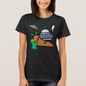 T-shirt Alien Crash Landing Retro.b (Devant)