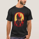 T-shirt Alien Creature Extraterrestrial by Haunted Horror  (Devant)