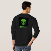 T-shirt Alien -Crois Chemise (Dos entier)