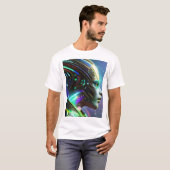 T-shirt Alien Cyborg Femme Bot (Devant entier)