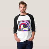 T-shirt Alien dans l'espace (Devant entier)