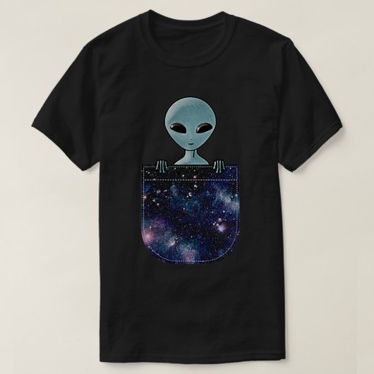 T-shirt Alien dans votre poche (Design devant)