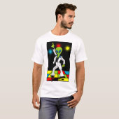 T-shirt Alien de disco (Devant entier)