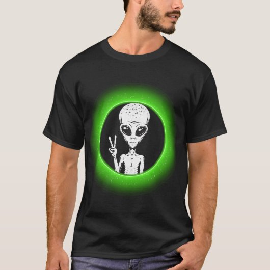 T-shirt Alien de la paix Tee (Devant)