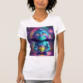 T-shirt Alien de l'espace & Ami (Devant)