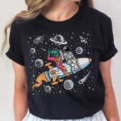 T-shirt Alien de l'espace - astronaute