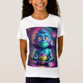 T-Shirt Alien de l'espace et ami (Devant)