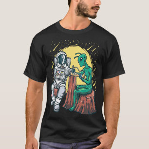 T-shirt Alien de l'espace extra-atmosphérique Encre astron