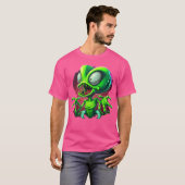 T-shirt Alien De Planet Mars (Devant entier)