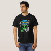 T-shirt Alien de refroidissement (Devant entier)