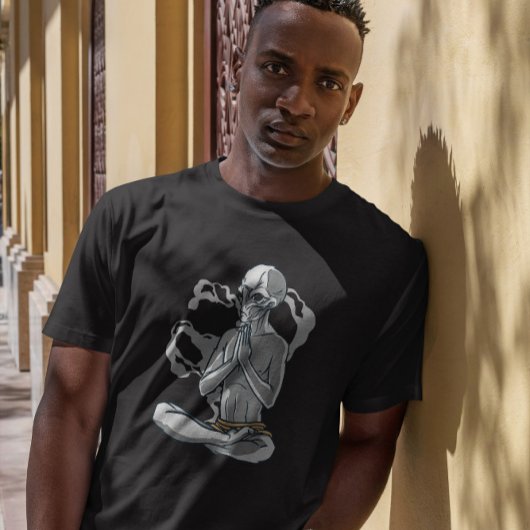 T-shirt Alien de yoga