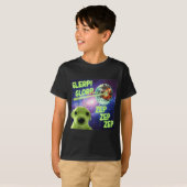 T-shirt Alien Dog Meme Glerp Glorp Funny Space Laser Gift  (Devant entier)