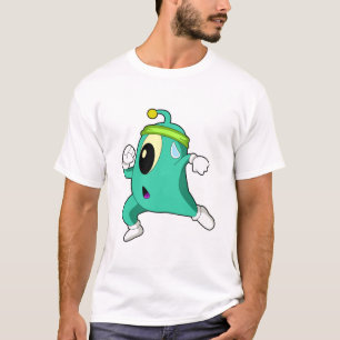 T-shirt Alien en tant que coureur