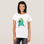 T-shirt Alien en tant que coureur (Devant entier)