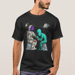 T-shirt Alien Encre Astronaut Tattoo Vintage Grunge Tatto