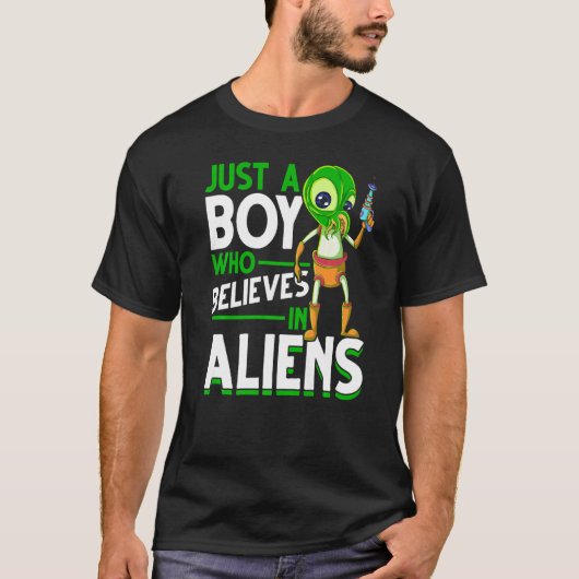 T-shirt Alien Enduction Boys Science Fiction Extraterrestr (Devant)
