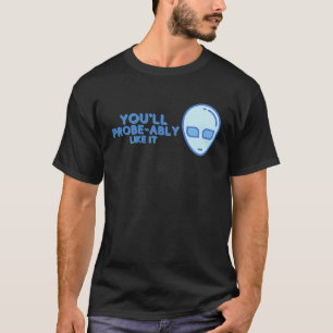T-shirt Alien Enduction Probe ET jeu de mots sale