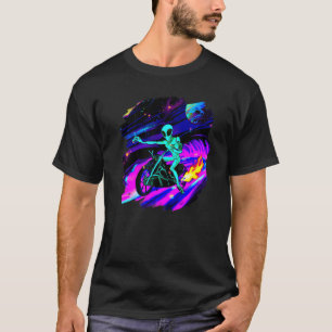 T-shirt Alien équitation moto Dirt Bike dans Aliens spatia