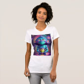 T-shirt Alien et ami de l'espace (Devant entier)