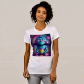 T-shirt Alien et ami de l'espace