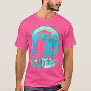 T-shirt Alien Et Bigfoot