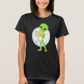 T-shirt Alien Et Le Chat Ufo 51 Zone J'Ai Toujours Croi (Devant)