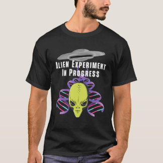 T-shirt Alien Expérience Extraterrestre Aliens Nft Doubl