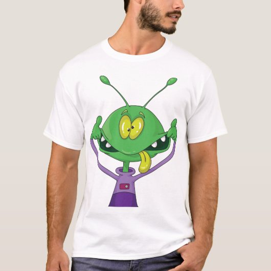 T-shirt Alien fou (Devant)