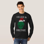 T-shirt Alien Funny Ugly Christmas Sweer Party (Devant entier)
