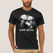T-shirt Alien Gothic : Fusion Rétro (Devant)