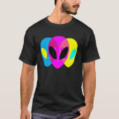 T-shirt Alien Gray CMYK Tryptic (Devant)