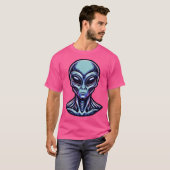 T-shirt Alien gris (Devant entier)