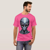 T-shirt Alien gris (Devant entier)