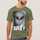 T-shirt Alien gris (Devant)