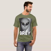 T-shirt Alien gris (Devant entier)