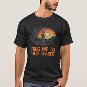 T-shirt Alien Gris Apportez-Moi À Votre Leader Extraterres