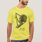 T-shirt Alien gris, la vérité est là (Devant)