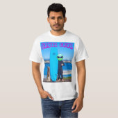 T-shirt Alien Hang-10 Surf (Devant entier)