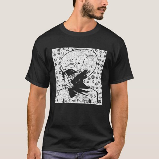 T-shirt Alien Head I Space I Outer Space I Alien (Devant)
