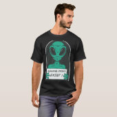 T-shirt Alien Humans Dont Exist  (Devant entier)
