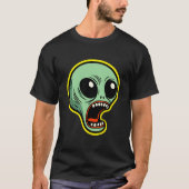 T-shirt Alien hurlant (Devant)