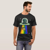 T-shirt Alien Leprechaun St. Patricks Day Irish Rainbow (Devant entier)