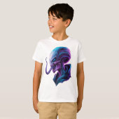 T-shirt alien longue langue (Devant entier)