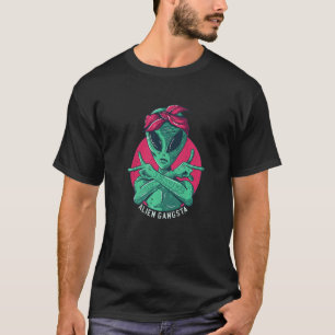 T-shirt Alien Mars Space OVNI Gangstar