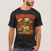 T-Shirt Alien Pizza (Devant)
