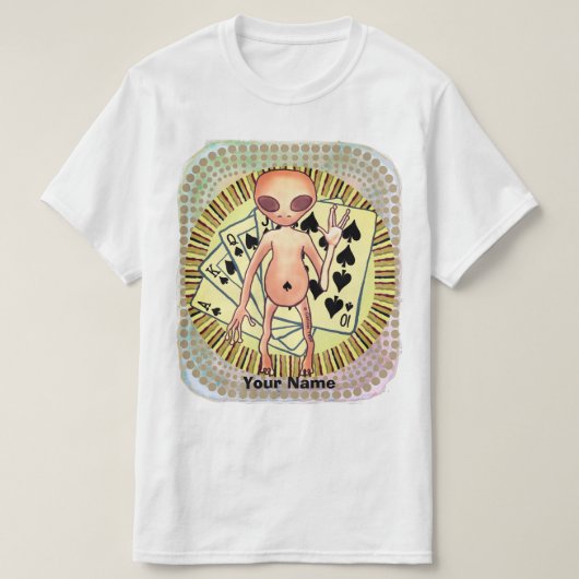 T-Shirt Alien Poker (Design devant)