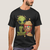 Alien Popcorn – Art de snack de film amusant